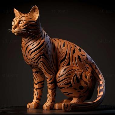 3D model California Spangled cat (STL)